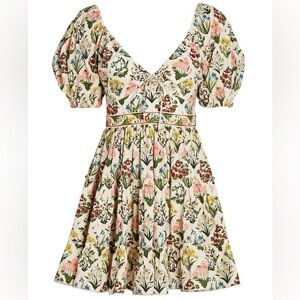NWT AGUA BY AGUA BENDITA
Manzanilla Floral Tiered Mini Dress
